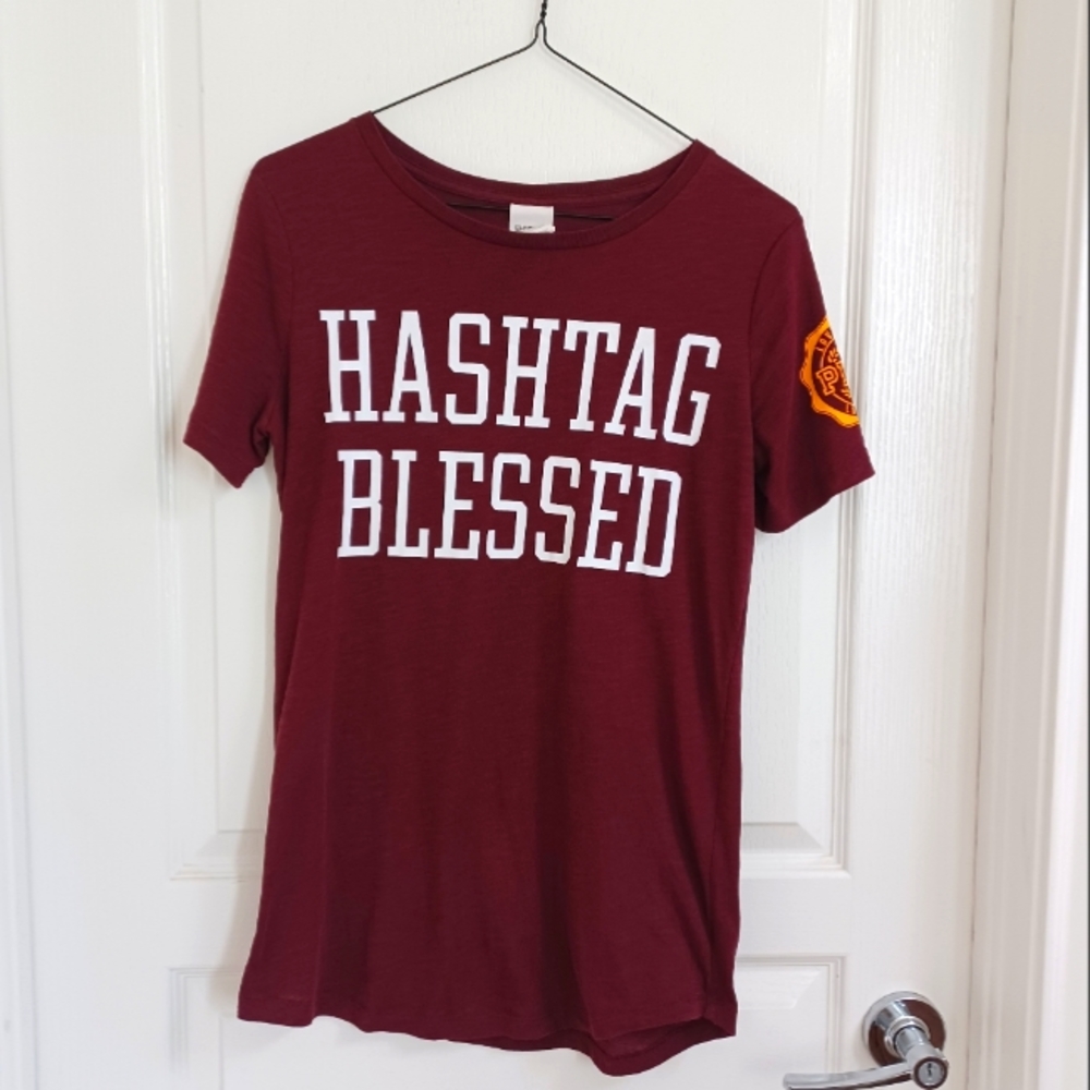 Hashtag Blessed VS PINK  Tee